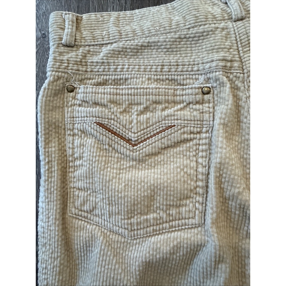 Zeppelin Men's 31x34 (fits 28x30) Corduroy Pants Cream Tan Western Style 1-9850 - Picture 4 of 9